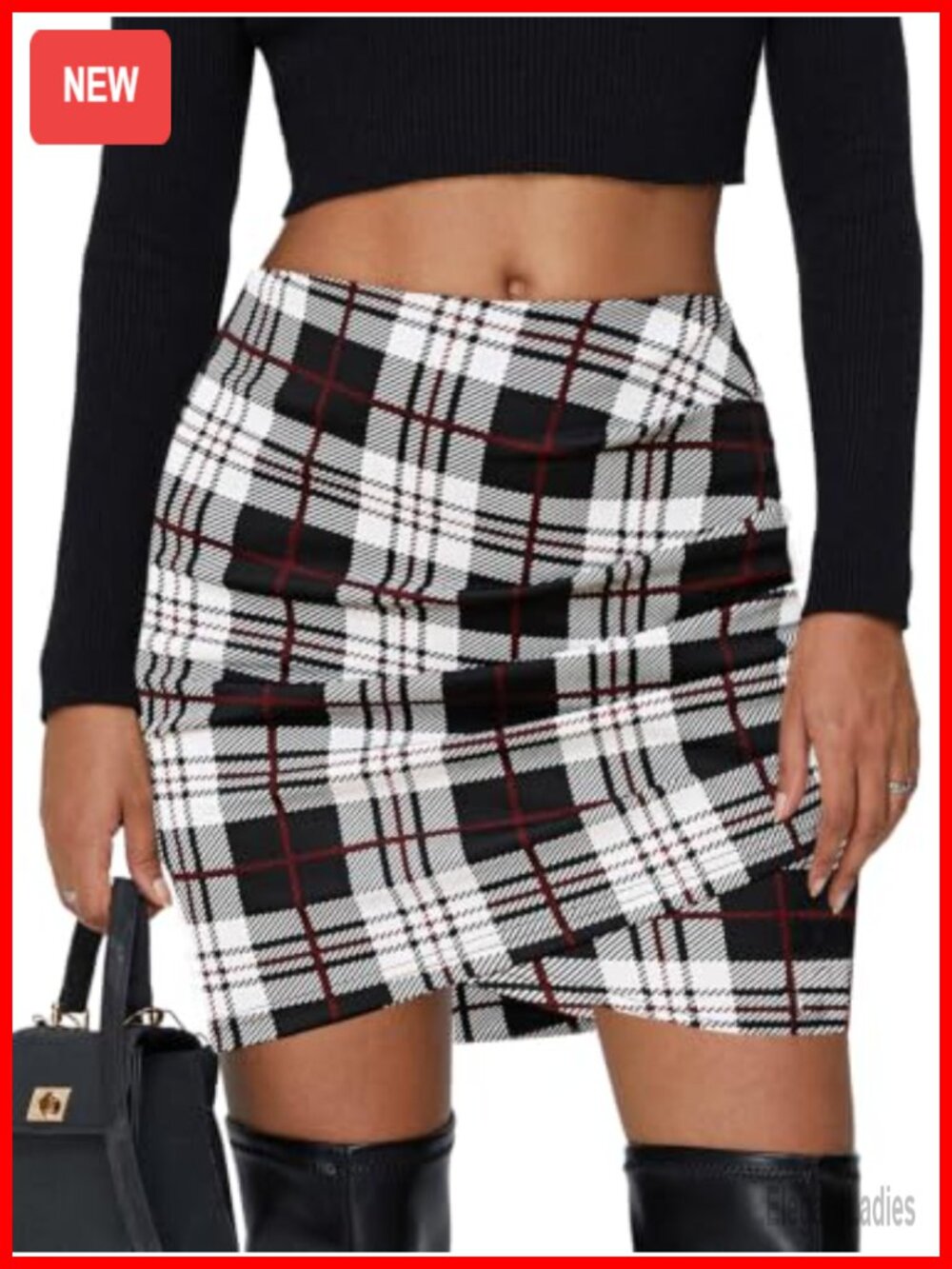 EXLURA Women's Bodycon Ruched Tulip Mini Skirt High Waist Wrap Skirt